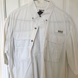 White Short Sleeve Magellan Shirt in XXL